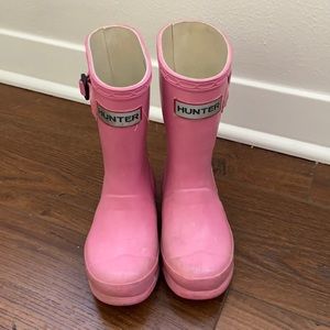 Toddler pink Hunter boots